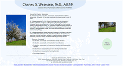 Desktop Screenshot of charlesweinsteinphd.com